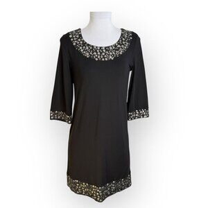Kensie‎ Embellished Black Dress